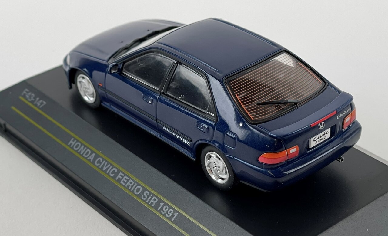 vredig Nauwkeurigheid Aan First43 1:43 Honda Civic Ferio Sir 1991 blauw - JSN modelauto's