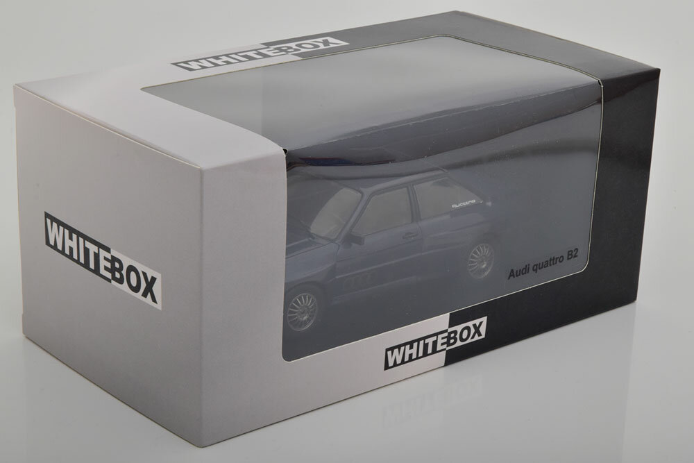 Whitebox 1:24 Audi B2 donkerblauw - JSN modelauto's