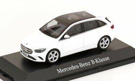 Herpa 1:43 Mercedes Benz B-Klasse W247 2018 wit in dealer verpakking