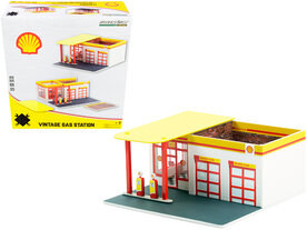 Greenlight 1:64 Vintage Gas Station Shell Oil no 2 Mechanic's Corner series 7