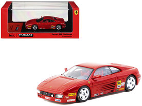 Tarmac 1:64 Ferrari 348 Challenge "Presentation Version" Red "Hobby64"