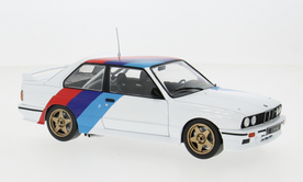 Whitebox 1:24 BMW M3 (E30) 1989 wit met dekor in windowbox