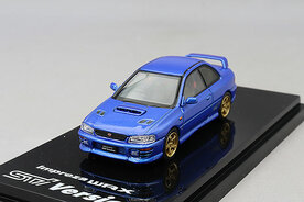 Hobby Japan 1:64 SUBARU Impreza PURE SPORTS COUPE WRX type R STi Version, sonic blue mica