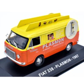 Atlas 1:43 Fiat 238 Plasmon 1967 geel oranje