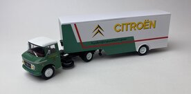 Atlas 1:43 Citroen T55 Heuliez Hydropneumatique - Citroen Transports 1953 wit groen