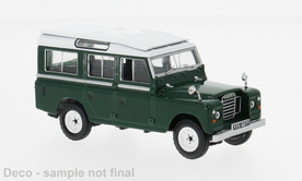 IXO 1:43 Land Rover Series III 109 dark green , white. Verwacht week 17