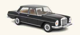 Norev 1:18 Mercedes Benz 280 SE 1968 Black. Verwacht 09-2026 - te reserveren