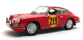 Matrix 1:18 Porsche 911 no 219 Monte Carlo 3rd overall 1967 rood