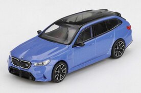 Mini GT 1:64 BMW M5 Touring (G99) 2024, blauw metallic