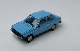 Premium Classiixxs 1:87 Volkswagen Derby I 1977 lichtblauw in windowbox