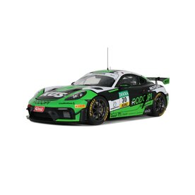 Otto Mobile 1:18 Porsche Cayman 718 GT4 RS Clubsport black no 30 ADAC GT4 2023. Levering 10-2026
