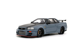 Otto Project Cars 1:18 Nissan Skyline GT-R (BNR34) with Body Kit Stealth Grey 2025. Levering 12-2026