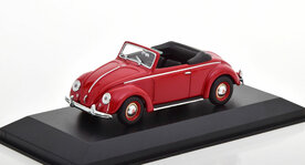 Maxichamps 1:43 Volkswagen Hebmuller Cabriolet 1950 Rood
