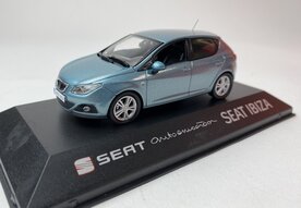 Seat Collection 1:43 SEAT New Ibiza 5 deurs 2008 lichtblauw metallic