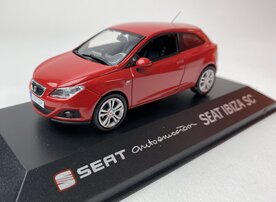 Seat Collection 1:43 SEAT New Ibiza Sport Coupe 3 deurs 2009 rood