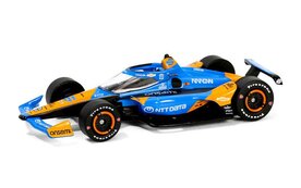 Greenlight 1:64 David Malukas no 6 2024 - Arrow McLaren, TBD *NTT Indycar*, blue/orange