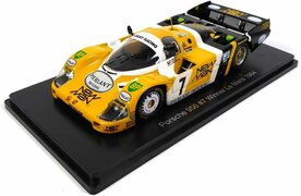 Atlas 1:43  Porsche 956, No 7- Ludwig/Herbert/Gachot - Winner 24hrs Le Mans 1984, white/yellow/black