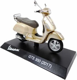 Atlas 1:18 Piaggio Vespa GTS 300 Gold 2017 in blister verpakking