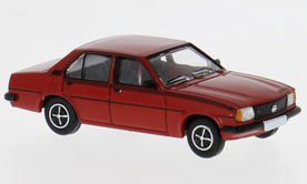 Premium Classixxs 1:87 Opel Ascona B 1979 rood met zwart - in windowbox