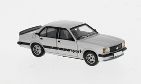 Premium Classixxs 1:87 Opel Ascona B Sport 1979 zilver met zwart - in windowbox
