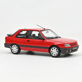 Norev 1:18 Peugeot 309 GTi 1987 Vallelunga Red