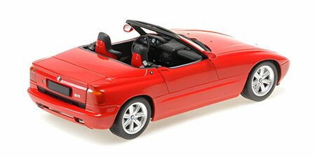 Minichamps 1:18 BMW Z1 Cabriolet 1988 rood.