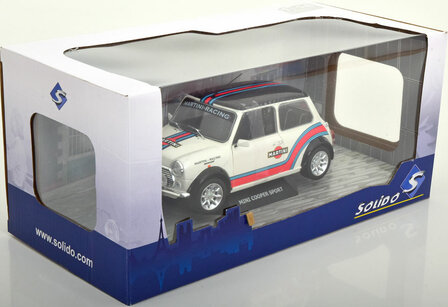 Solido 1:18 Mini Cooper Sport Martini Evocation 1998
