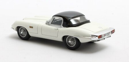Matrix 1:43 Jaguar E-type Roadster Italsuisse/Frua wit gesloten 1964