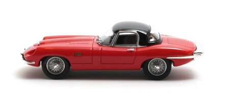 Matrix 1:43 Jaguar E-type Roadster Italsuisse/Frua rood gesloten 1964