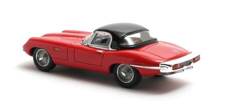 Matrix 1:43 Jaguar E-type Roadster Italsuisse/Frua rood gesloten 1964