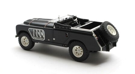 Matrix 1:43 Landrover 109 Bell Aurens longnose open zwart