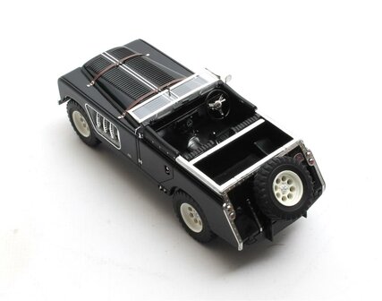 Matrix 1:43 Landrover 109 Bell Aurens longnose open zwart
