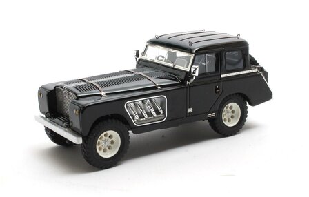 Matrix 1:43 Landrover 109 Bell Aurens longnose gesloten zwart