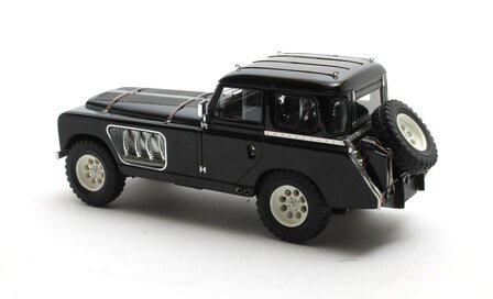 Matrix 1:43 Landrover 109 Bell Aurens longnose gesloten zwart