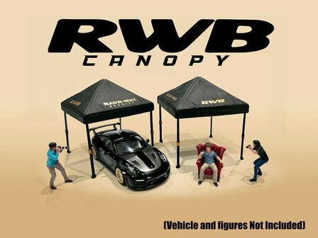 American Diorama 1:64 RWB Canopy 2x Set, 