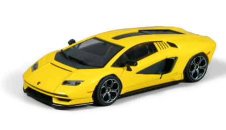 Hung Hing Collectible 1:64  Lamborghini Countach LPI 800-4 - Super Car Collection  Giallo Countach
