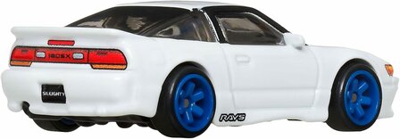 Hotwheels 1:64  Set 2 Nissan -  Nissan 180SX Type X 1996 &amp; Nissan SilEighty. HotWheels Premium Car Culture