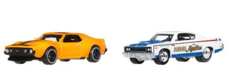 Hotwheels 1:64  Set 2 AMC - AMC Javelin &amp; AMC Rebel Machine 1971 HotWheels Premium Car Culture