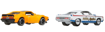 Hotwheels 1:64  Set 2 AMC - AMC Javelin &amp; AMC Rebel Machine 1971 HotWheels Premium Car Culture