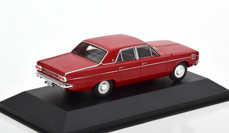 Atlas 1:43 Chrysler Valiant 4 rood 1967 in blisterverpakking
