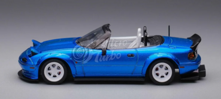 Microturbo 1:64 Custom Mazda MX5 - RB blauw
