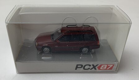 Premium Classixxs 1:87 Opel Kadett E Caravan Club Special 1989 donkerrood