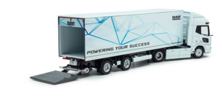 Holland Oto 1:87 DAF XD Electric truck with trailer wit - Powering Your Success