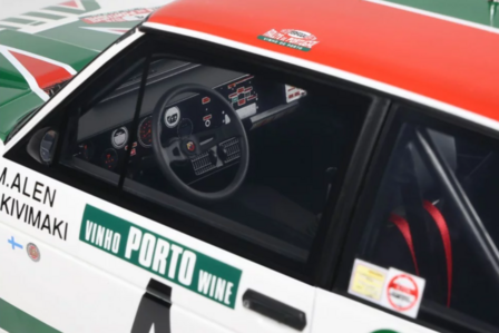 Otto Mobile 1:12 Fiat 131 Abarth M. Alen Rallye Portugal 1978. levering 07-2025