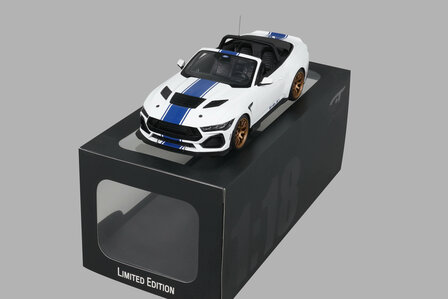GT Spirit 1:18 Ford Shelby Mustang Supersnake white 2025. Levering 01-2026