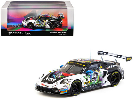 Tarmac 1:64 Porsche 911 GT3 R no 75 Laurin Heinrich &quot;KUS Team Bernhard&quot; &quot;Deutsche Tourenwagen Masters&quot; (2023) &quot;Hobby64&quot; 