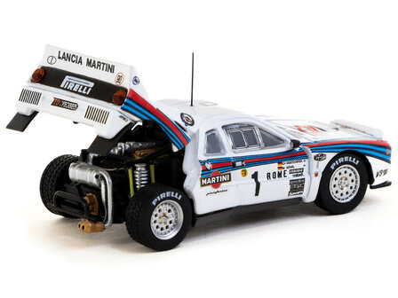 Tarmac 1:64 Lancia 037 Rally no 1 Walter Rohrl - Christian Geistdorfer &quot;Martini Racing&quot; Winner &quot;Rallye Monte-Carlo&quot; (1983) &quot;Hobby64+&quot;