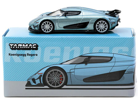 Tarmac 1:64 Koenigsegg Regera Light Blue Metallic &quot;Global64&quot;