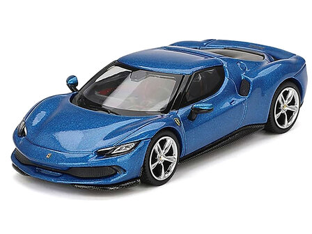 BBR 1:64 Ferrari 296 GTB Blue Corsa 2024