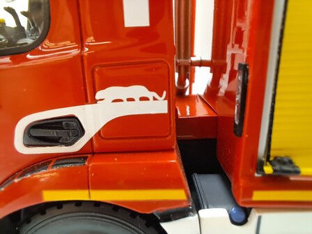 Alerte 1:43 Mercedes Benz Antos Antos BAI VSAT 8000S Pompier &quot; Tunnel de Fr&eacute;jus &quot;. Limited 300 pcs